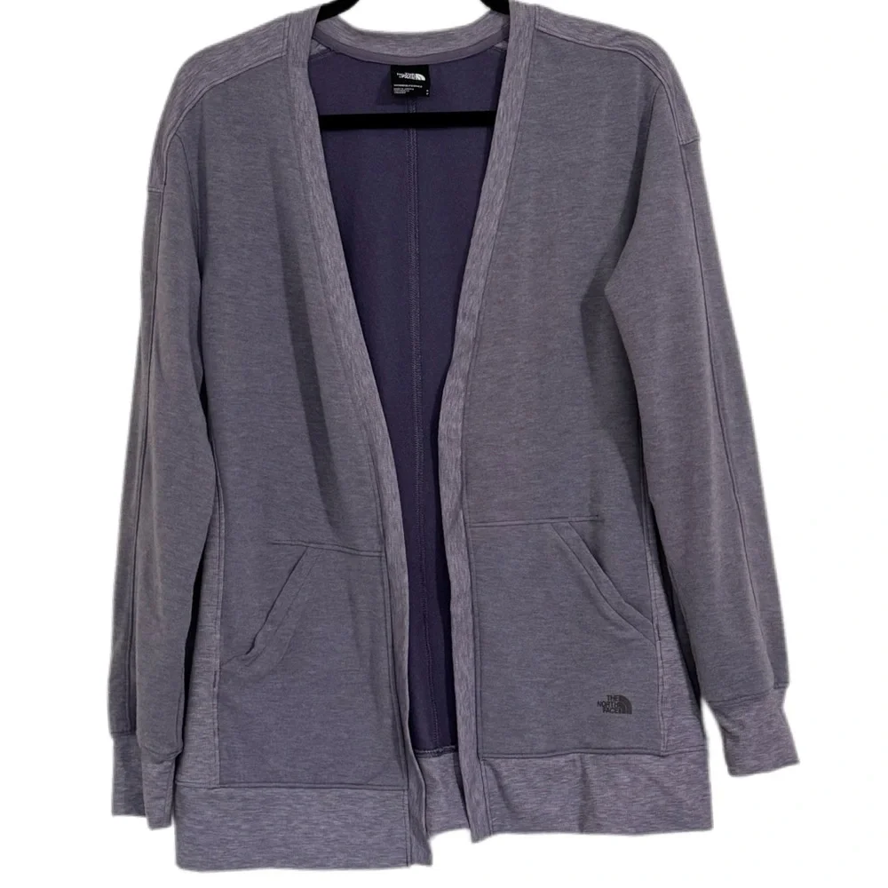 The North Face Women's Star Rise Fleece Cardigan Lunar Slate Purple Size Small - Picture 5 of 10